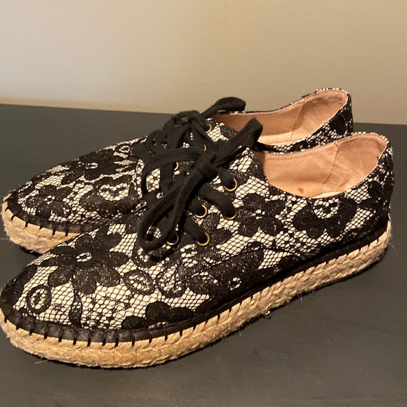 J/SLIDES Shoes - J/Slides Lace Espadrilles